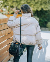 Alina Pocketed Puffer Jacket - Natural - FINAL SALE ALL-001